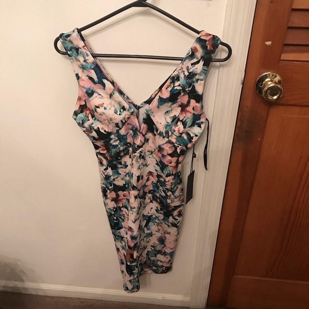Floral Bodycon Dress